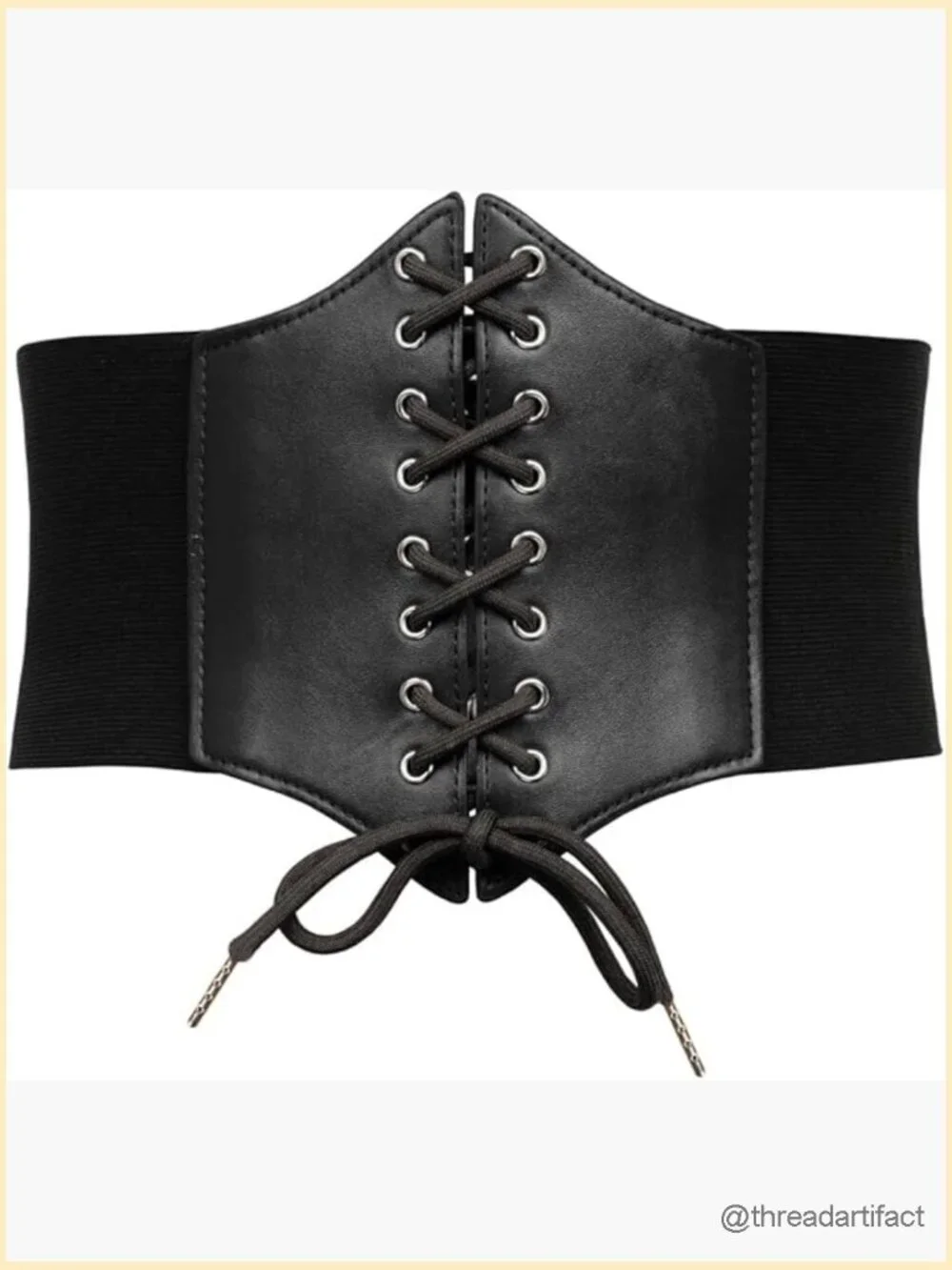 Lace-up Cinch Belt Corset Elastic Waist Belt Shapewear
